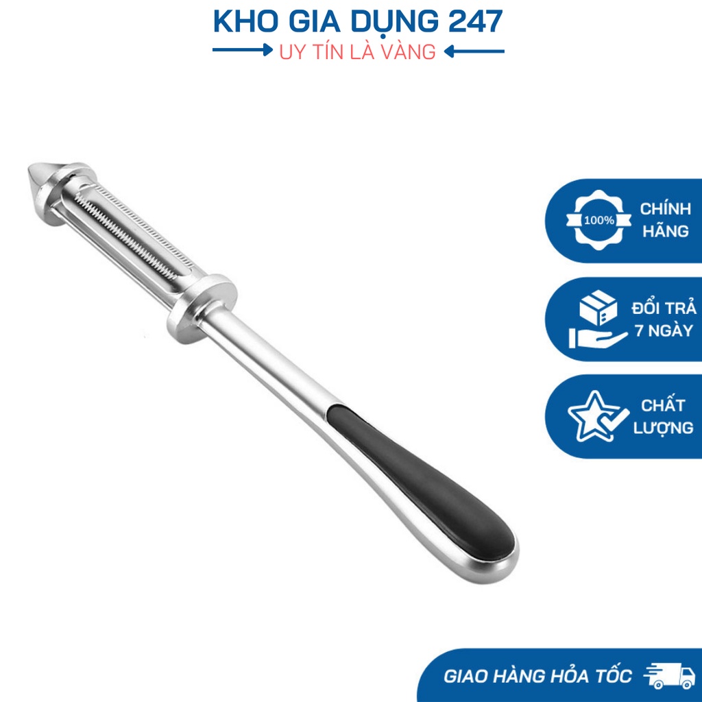 Dụng Cụ Nạo Rau Củ Quả Inox Cao Cấp Đa Năng 4 In 1🥕  Inox Chắc Chắn, Sáng Bóng