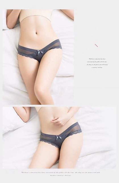 Quần lót cạp chéo ren hàng đẹp!