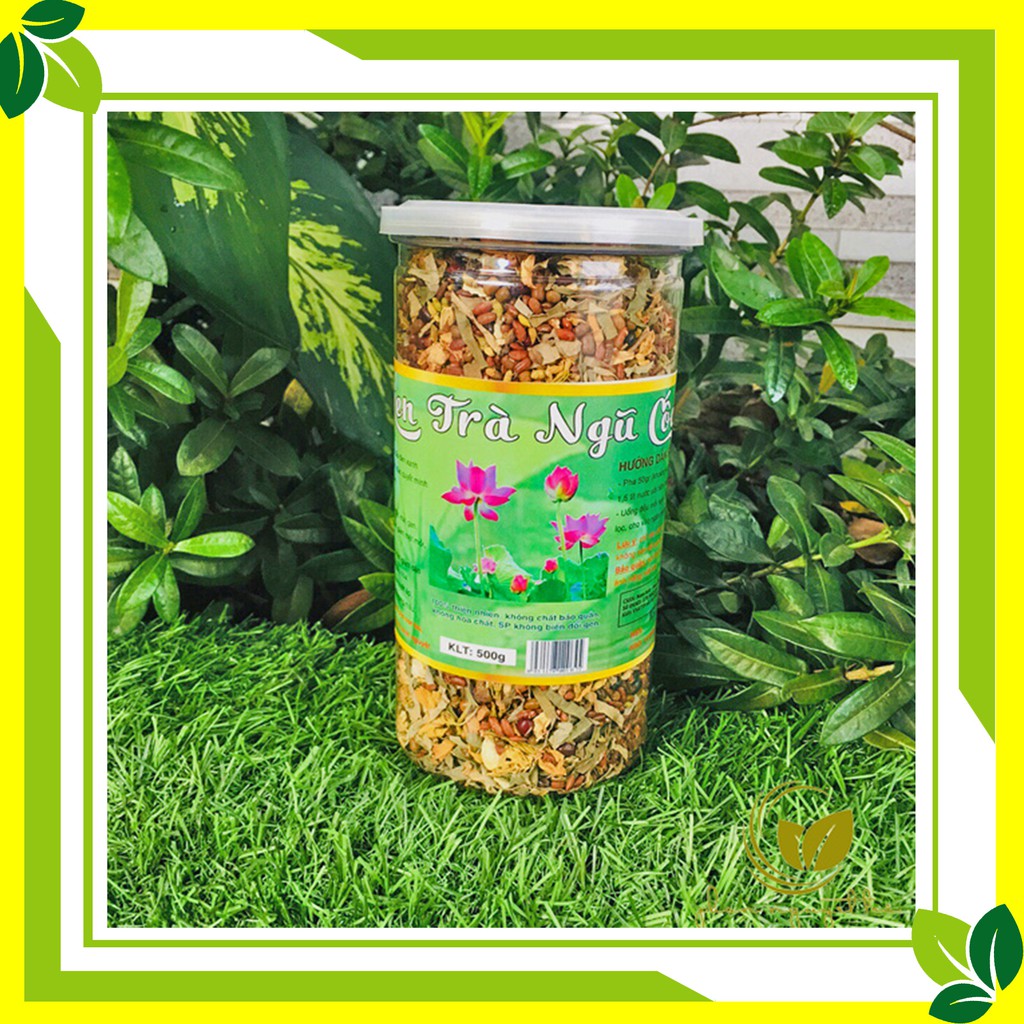 Trà sen ngũ cốc 🍃 hộp 500g 🍃 Là sự kết hợp hoàn hảo các hạt và hoa lá tự nhiên, thanh lọc cơ thể, thải độc🍃 | BigBuy360 - bigbuy360.vn