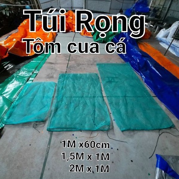 Túi rọng tôm cua cá - lưới etilen