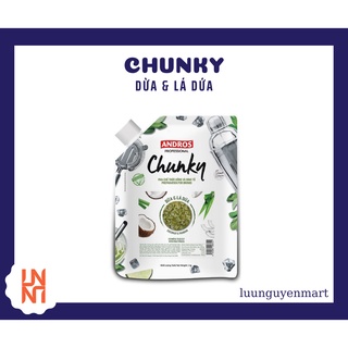 Mứt trái cây pha chế chunky dừa & lá dứa bịch 1kg