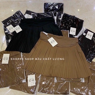 Chân váy bầu xếp ly