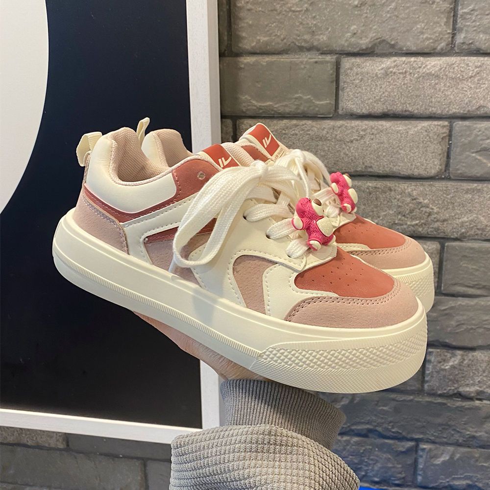 Giày Búp Bê Hở Ngón Họa Tiết Gấu Và Dâu Tây Phong Cách Nhật Bản Thời Trang Xuân Thu 2022 Mới Cho Nữ