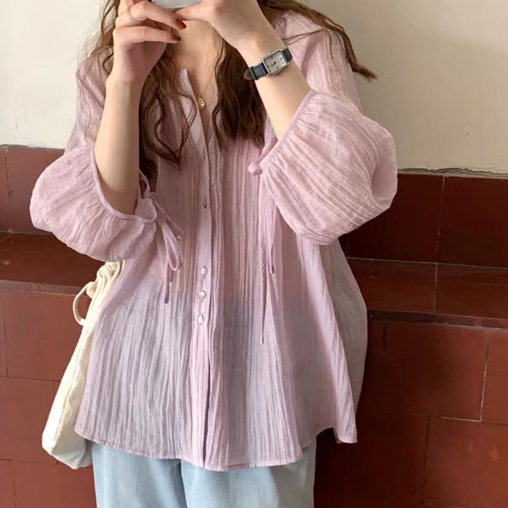 Áo Sơ Mi Tay Ngắn Thời Trang Dành Cho Nữ