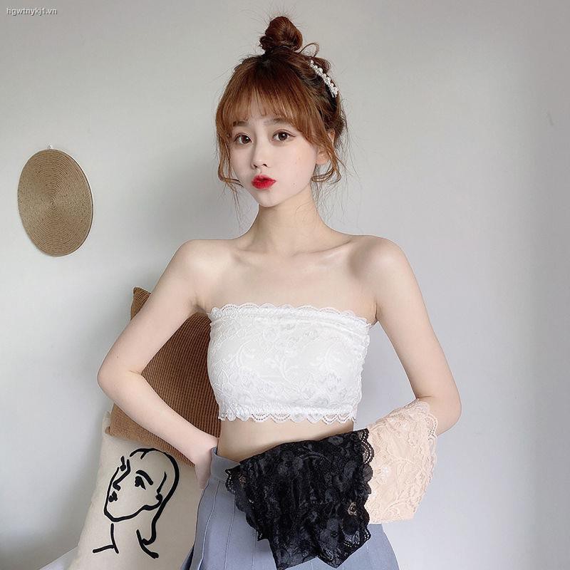 Áo Ngực Ống Không Dây Phối Ren Hở Lưng Phong Cách Hàn Quốc Cho Nữ | BigBuy360 - bigbuy360.vn