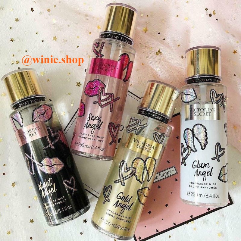 VICTORIA'S SECRET  Xịt Thơm Toàn Thân Body Mist - Gold Angel 250ml [w̠i̠n̠i̠e̠ッ]