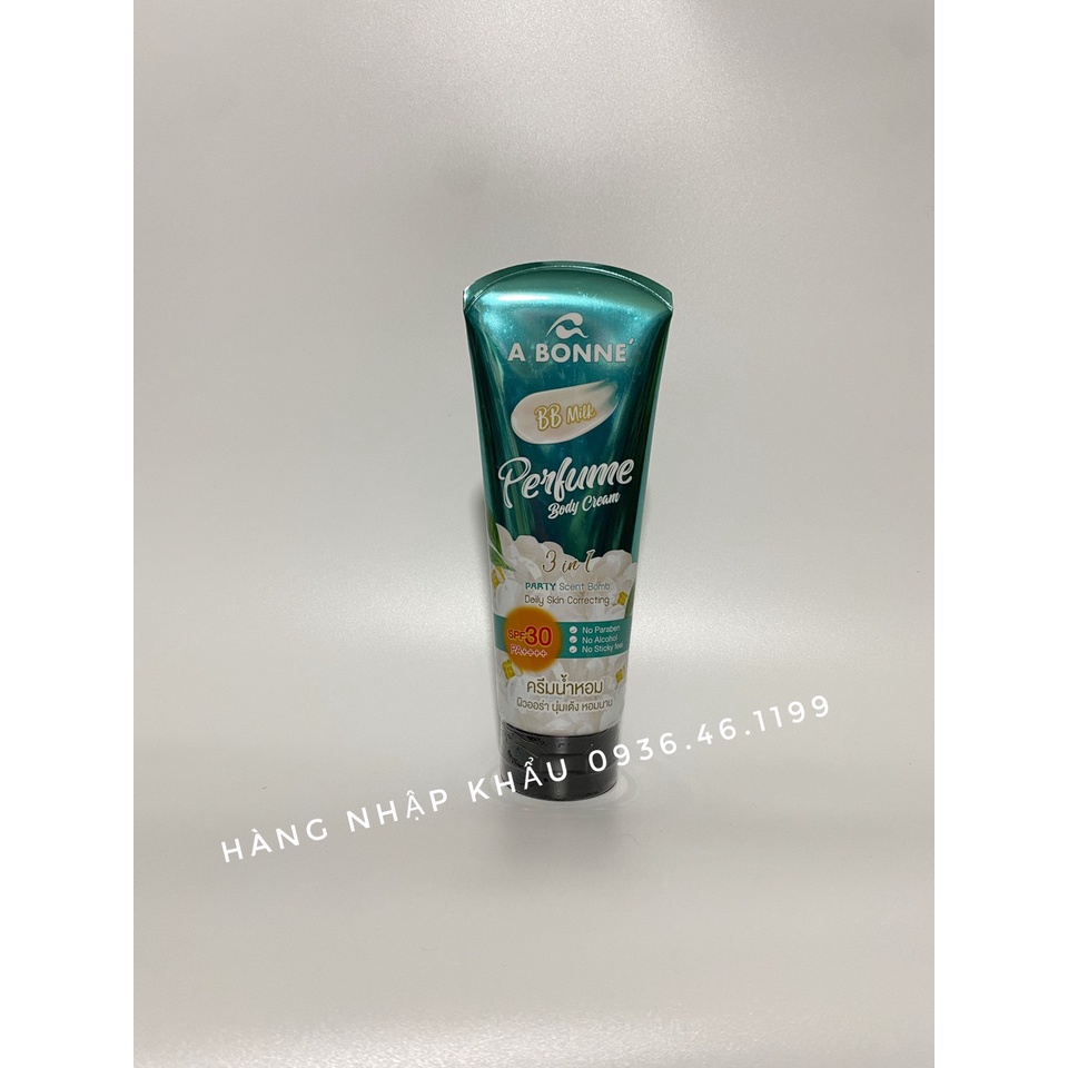 Kem dưỡng thể trắng da A bone Perfume Body Cream SPF30 200ml Thái lan