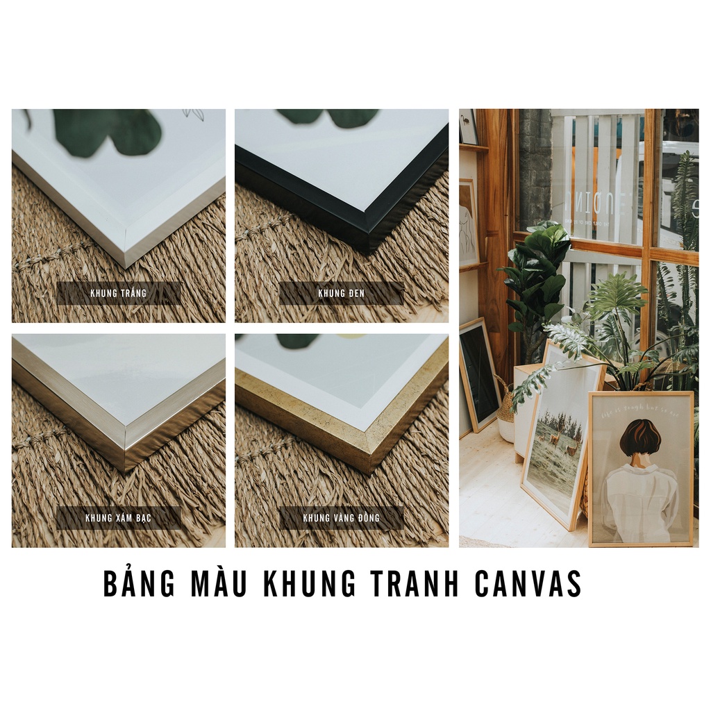 Tranh canvas, BST tranh Van Gogh mới nhất 2022. Tặng kèm đinh treo tranh