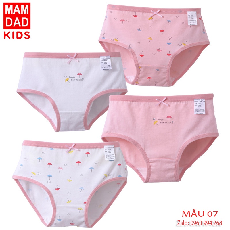 Sét 4 chiếc quần chíp cho Bé Gái