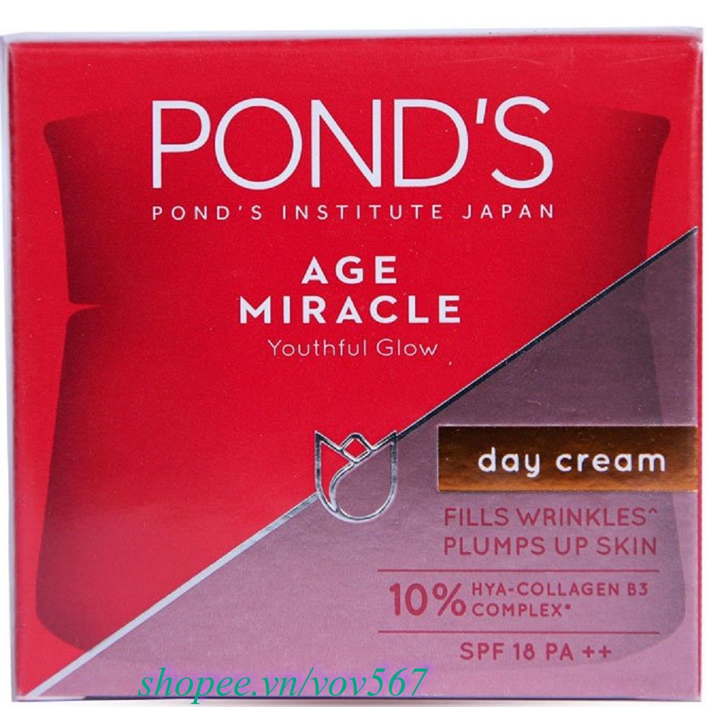 Kem Dưỡng Da Chống Lão Hóa Ponds Age Miracle Ban Ngày 100% Chính Hãng. Vov567 Cung Cấp & Bảo Trợ.