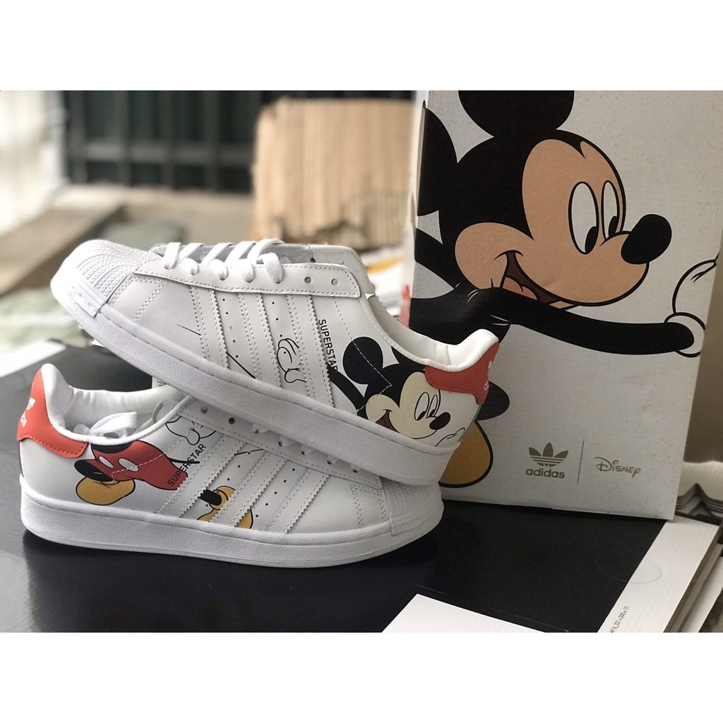 Giày SUPER STAR Mickey, Sò Mickey, Giày thể thao nam nữ đẹp, Giày sneaker nam nữ