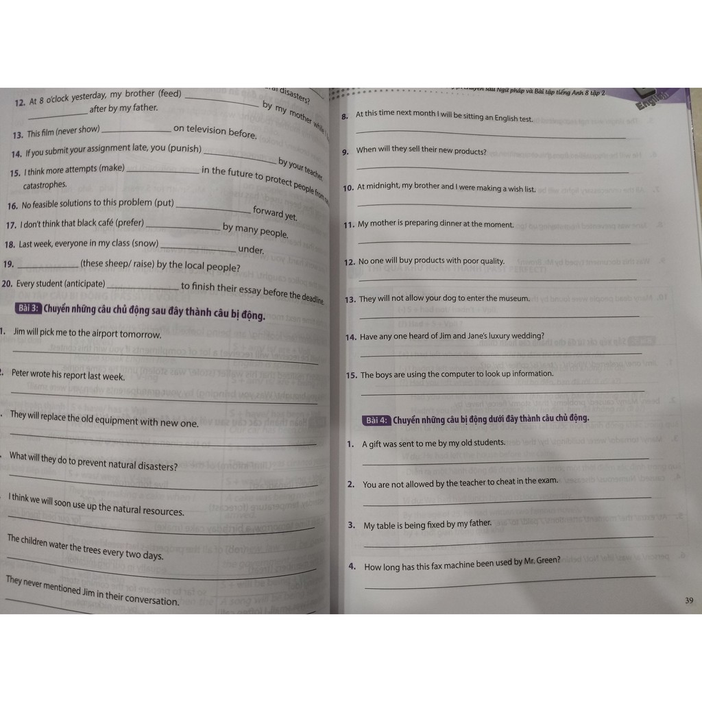 Sách - Luyện chuyên sâu ngữ pháp và bài tập tiếng anh lớp 8 tập 2 | BigBuy360 - bigbuy360.vn