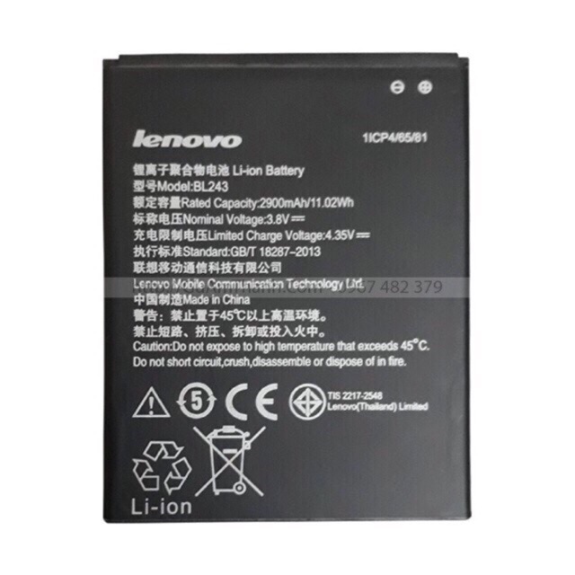 Pin Lenovo A7000,A7000 Plus BL243