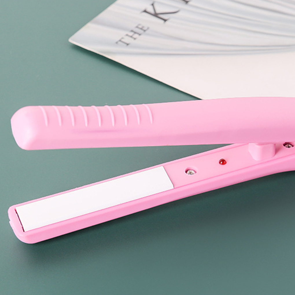 (Hàng Mới Về) Máy Duỗi Và Uốn Tóc Mini 2 Trong 1 Chất Lượng Cao