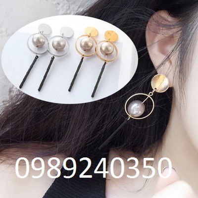 Khuyên Tai - Bông Tai - Hoa Tai Dáng Dài Trẻ Trung Xinh Xắn Phong Cách Hàn Quốc
