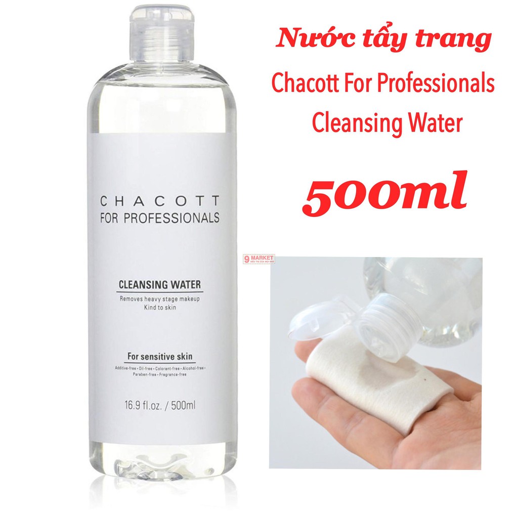 Nước tẩy trang Chacott for Professional 500ml