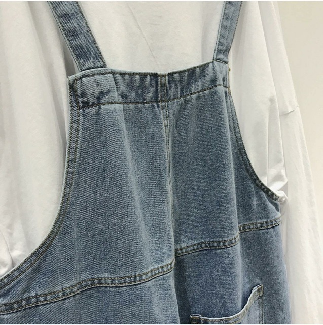 Yếm Quần Jean Cắt Gấu VINTAGE Unisez | BigBuy360 - bigbuy360.vn