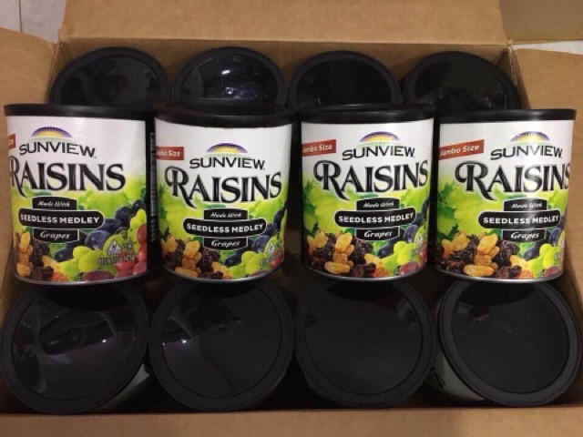 NHO KHÔ MỸ SUNVIEW RAISINS 425G - date 2021 (Đủ loại) | BigBuy360 - bigbuy360.vn