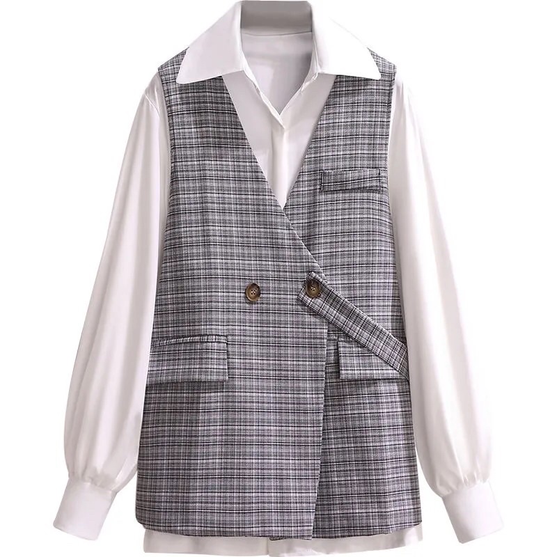 [HÀNG ODER ] - RẺ VÔ ĐỊCH - SET ÁO VEST + SƠ MI DÀI TAY SIÊU XINH | BigBuy360 - bigbuy360.vn