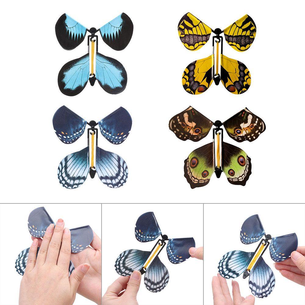 Layor1 Đồ Chơi Dây Cao Su Hình Bướm Bay Ma Thuật Thiết Thực