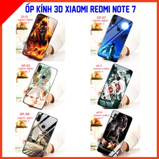 Ốp lưng redmi note 7, ốp lưng kính 3d thế hệ mới xiaomi redmi note 7 toyoto