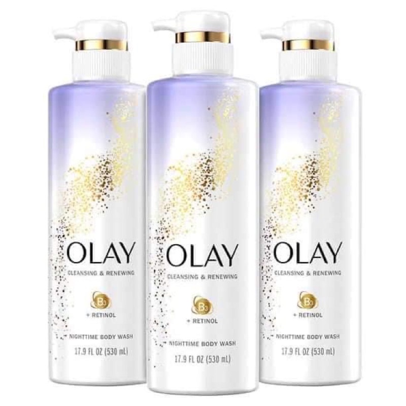 [BILL MỸ] Sữa tắm OLAY Retinol Nighttime Body Wash 530ml của Mỹ