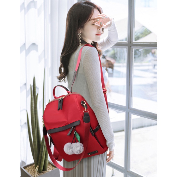 Ba Lô Thời Trang Chống Nước Chống Trộm Phong Cách Hàn Quốc Cho Nữ