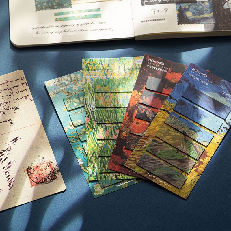 Giấy note ghi chú hoạ tiết Van Gogh