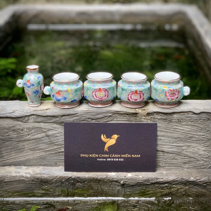 Cóng Khoen/Khuyên vẽ tay - HOA TAM THÁI