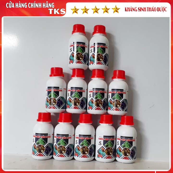 KHÁNG SINH THẢO DƯỢC: Phòng Trừ Cảm Cúm, Tiêu Chảy Cho Gia Súc Gia Cầm - Chai 100ML