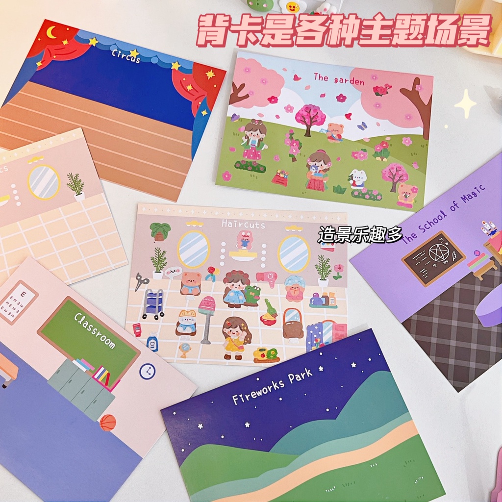 Miếng Dán Trang Trí Hình Nhân Vật Goo Dễ Thương SS167