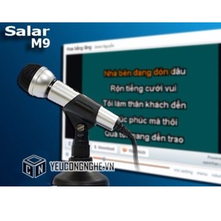 [FREESHIP 99K]_Micro thu âm cho máy tính, laptop Salar M9