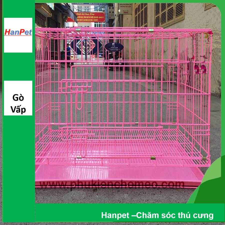 Hanpet.GV- 924- Lồng gấp xuất khẩu CD (- 4711581) lồng chó mèo dưới 10kg (76cm *47cm *50cm)