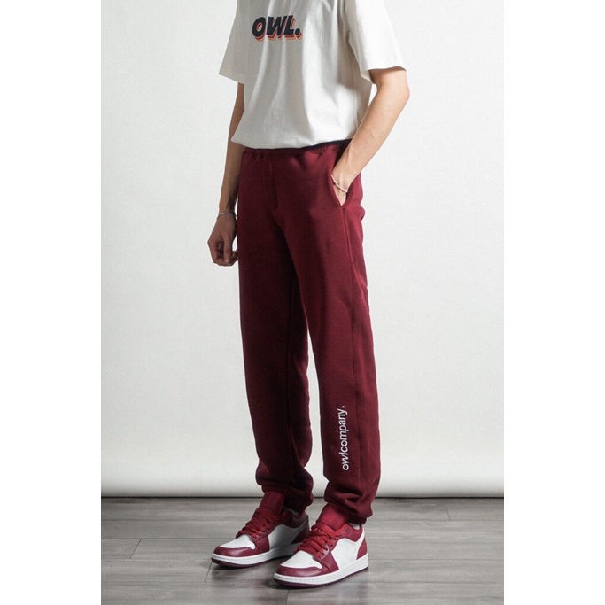 OWL BRAND® SWEATPANTS - Quần nỉ lưng thun - OWL301220