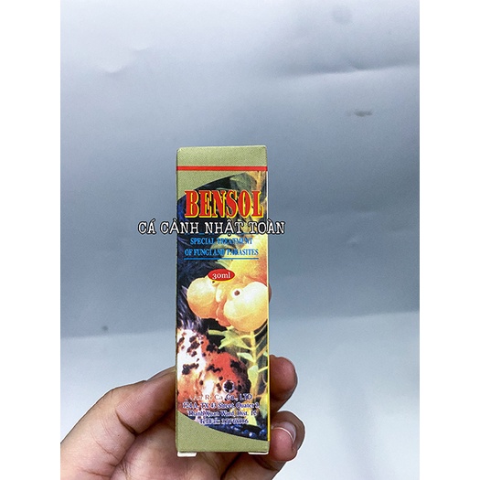 BENSOL TRỊ NẤM KÝ SINH TRÙNG CHO CÁ CẢNH 30ML ARICARE