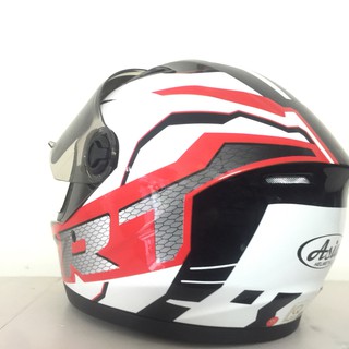 nón FULLFACE ASIA MT136 LOGO BẠC LỚN