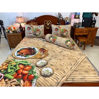 Drap thun Ý 5D MẪU CUA 1m6 có mền