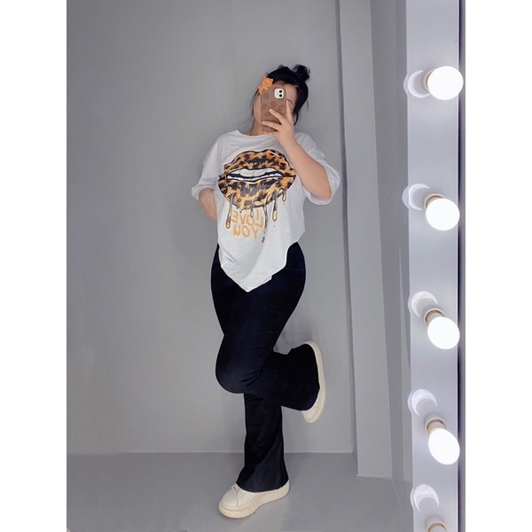 Quần thun bigsize ống loe size 60-70kg