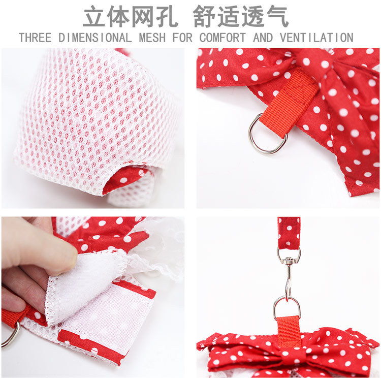 Dây Nơ Đeo Ngực Ngọt Ngào Phiên Bản Nhật Bản Hàn Quốc Cho Thú Cưng Chó Mèo