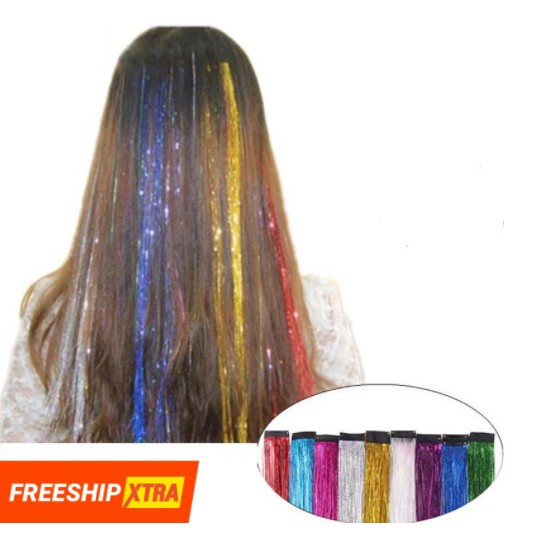 FOLLOW TẶNG 3KHÀNG CÓ SẴN Tóc Giả Lấp Lánh Anh Kim Tuyến Làm Dày Tóc Kiểu Dáng Thời Trang CuteCHỌN MẪUVOUCHER 100K