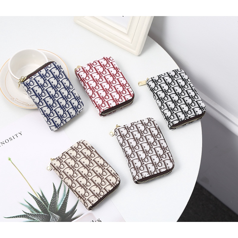 Ví Mini Cầm Tay cho Nam Nữ nhỏ gọn bỏ túi hàng hiệu Dior ( Hàng mới về )