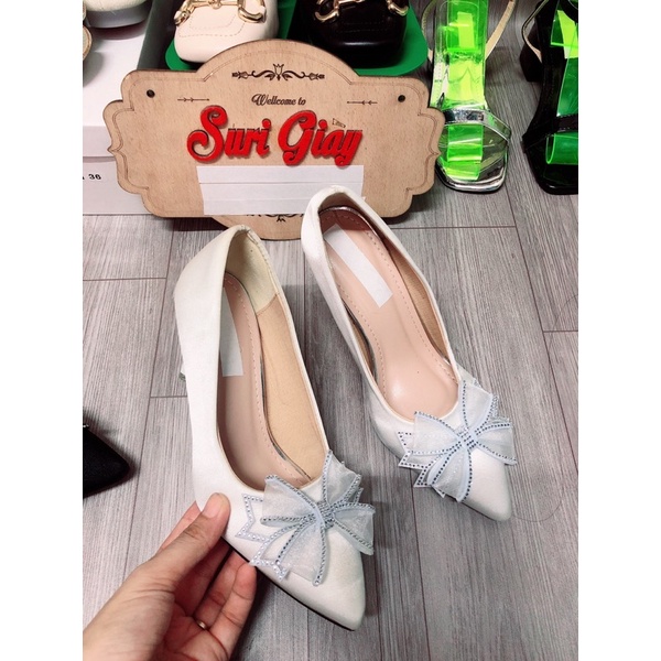 HOT MÃ G27 GIÀY CAO GÓT NƠ CAO CẤP CAO 9P SANG CHẢNH MẪU MỚI 2022