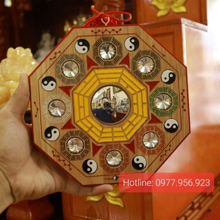 Gương bát quái đào mộc cửu cung