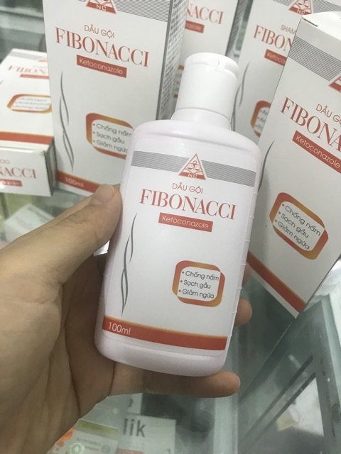 Dầu Gội Trị Gàu-Nấm-ngứa  FIBONACCI 100ml