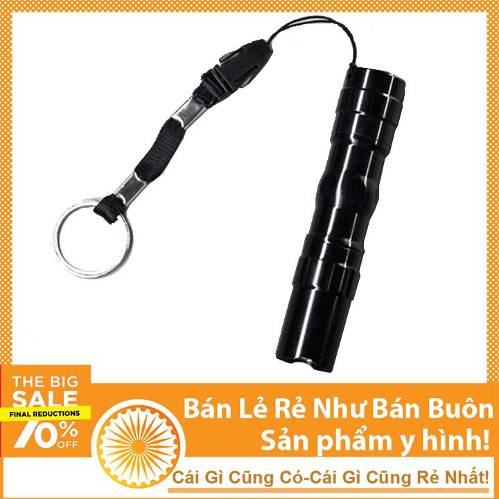 Anasa Đèn Pin Mini Siêu Nhẹ Và Siêu Sáng Police 3W Anasa