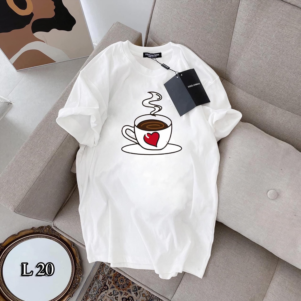 Áo thun unisex in hình L20 , áo phông nam nữ ngắn tay màu trắng, đen - LUCLOTHING Mã L20