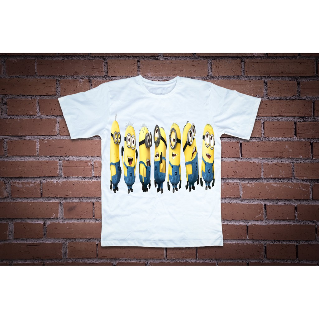 Áo thun in hình minion nhiều con