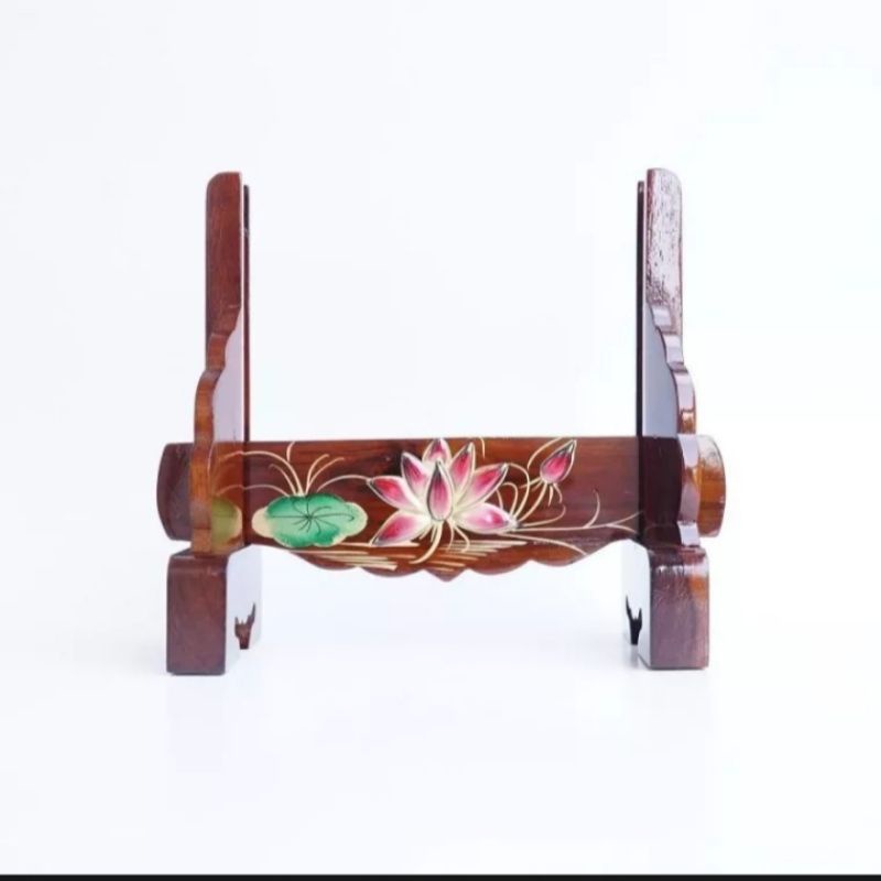 Khung tăng giảm hình thờ gỗ gỗ tràm đắp hoa sen.Lưu ý khi mua Khung cần Dài hơn 3-5cm mới vừa