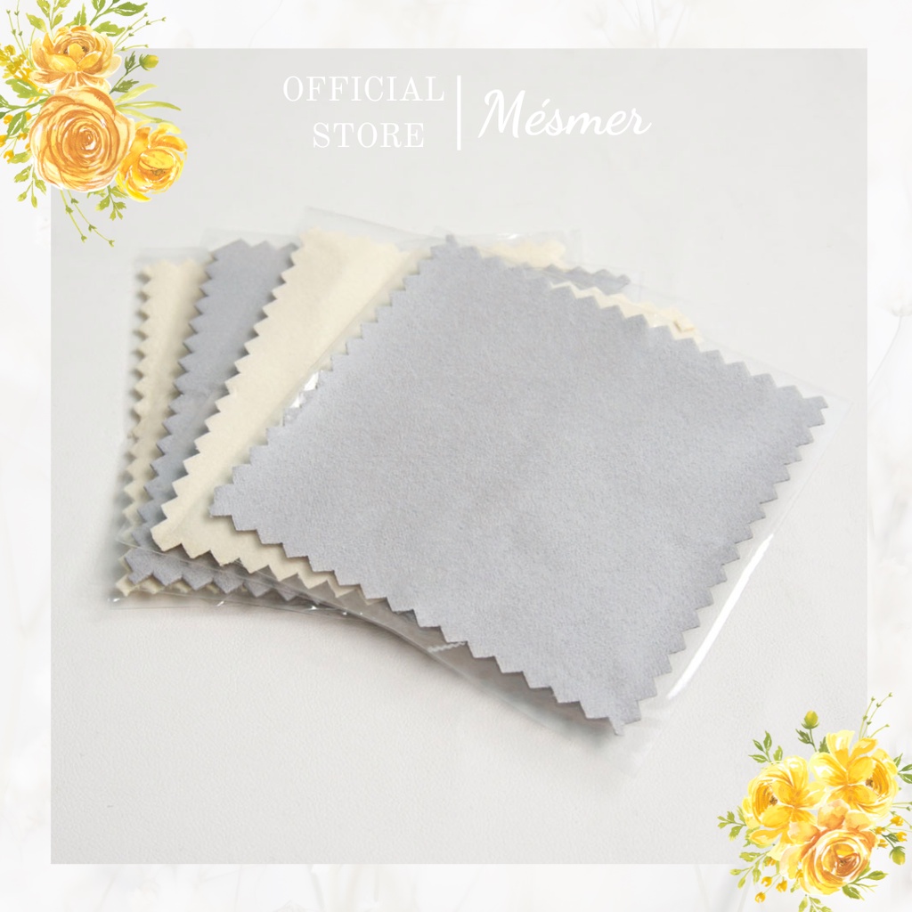 Khăn Lau Trang Sức Sợi Vải Microfiber Cao Cấp Siêu Mịn Làm Sạch Kháng Khuẩn Tốt Mesmer