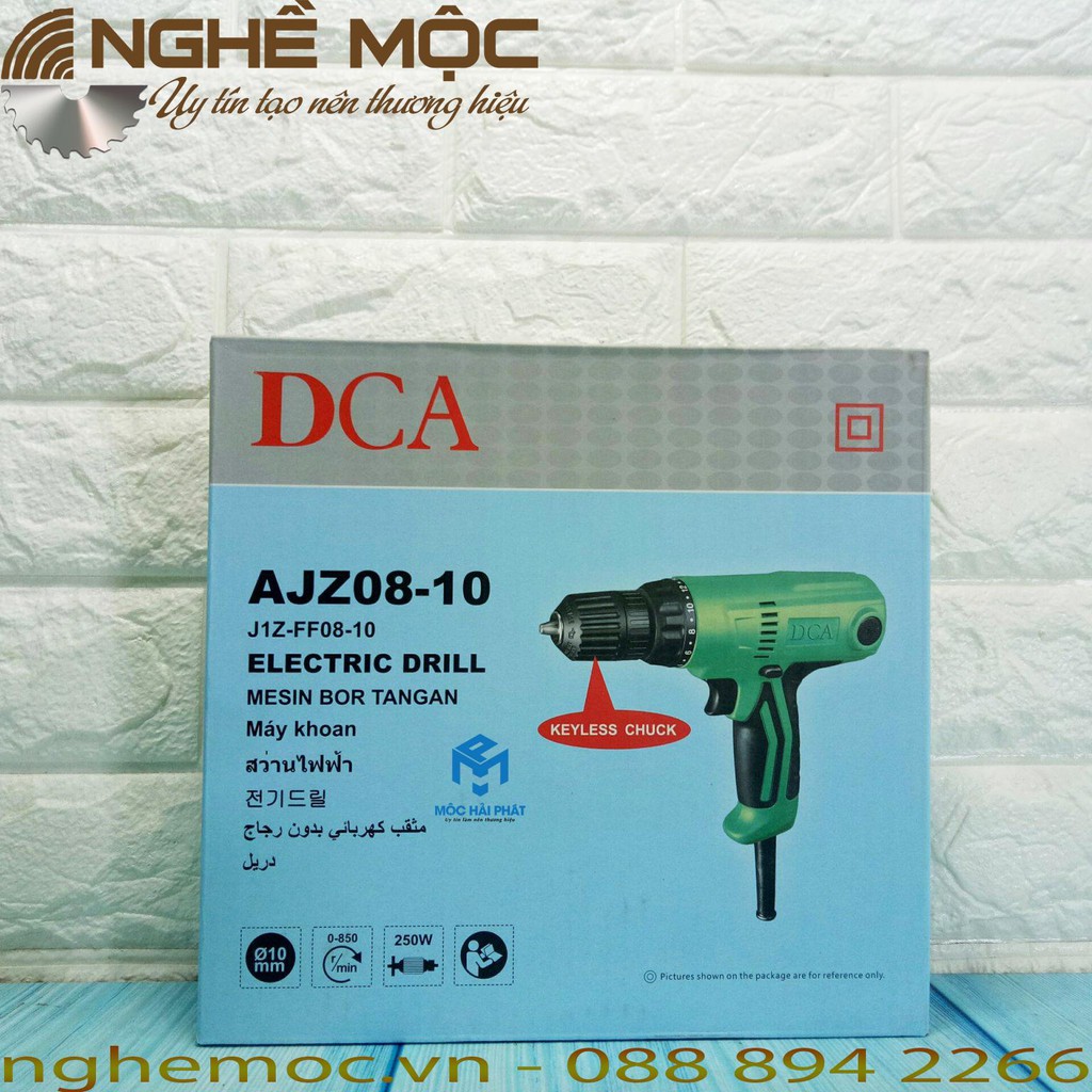 Máy khoan vặn vít dùng điện DCA AJZ08-10